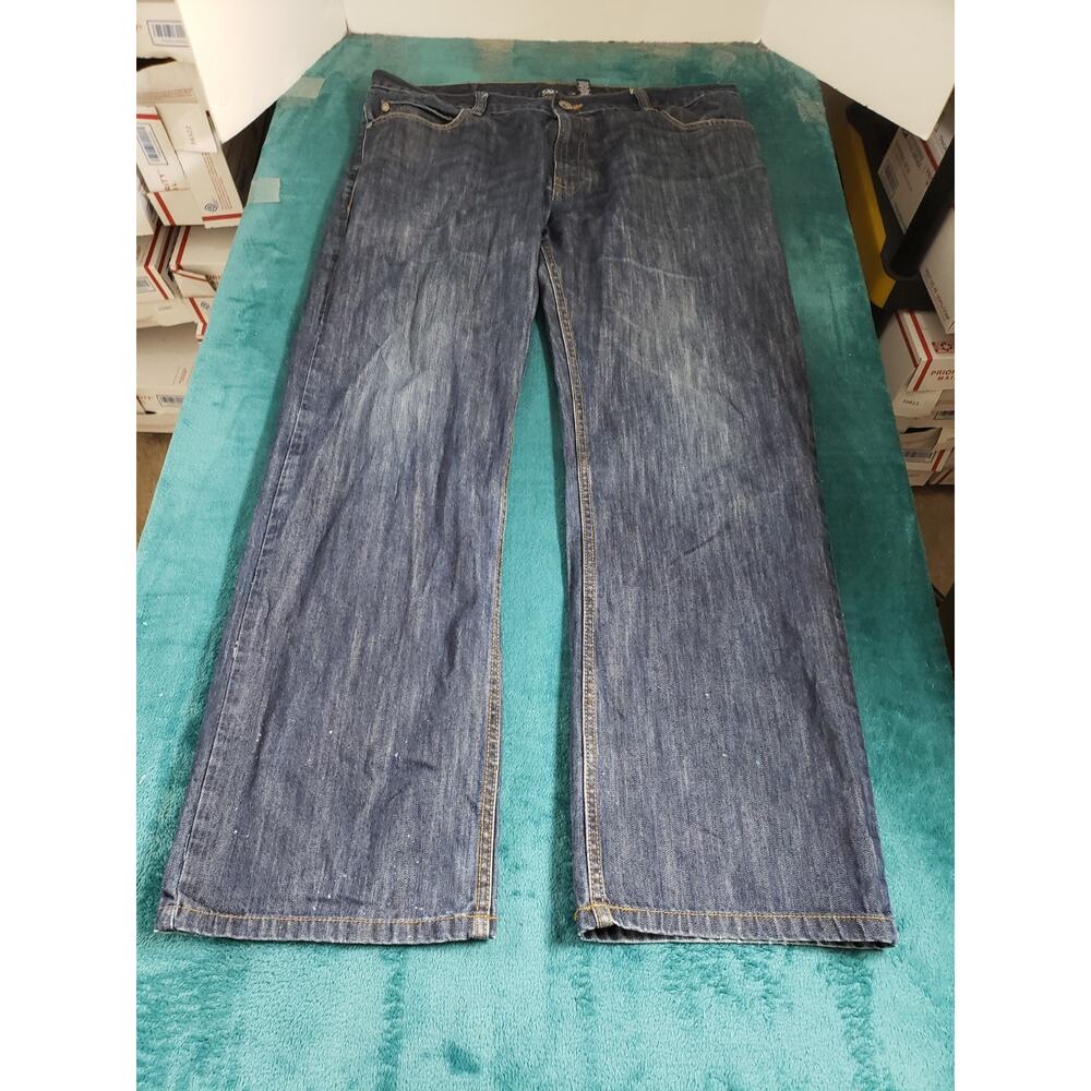 Cavi Jeans Size 40x32 Mens Blue Pants Denim Baggy Hip Hop Dark Straight